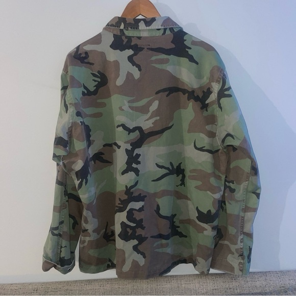 Polo Ralph Lauren Camo Military Over Shirt U.S.-R.L. Jacket Camouflage ( L ) - Picture 8 of 12